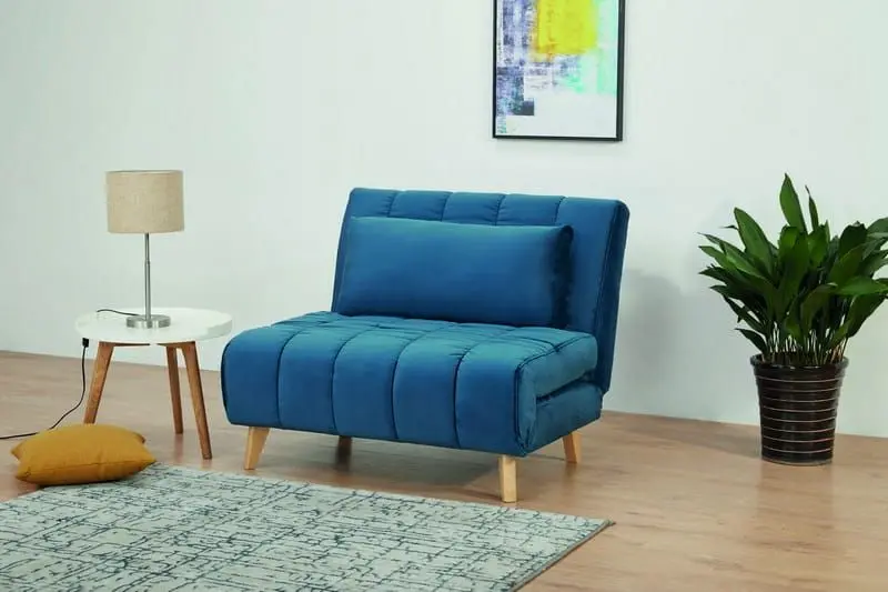 Кресло Signal Billy Velvet (Blue/Beech)