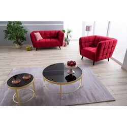 Fotoliu Signal Castello 1 Velvet (Burgundy/Wenge) Thumb