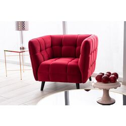 Fotoliu Signal Castello 1 Velvet (Burgundy/Wenge) Thumb