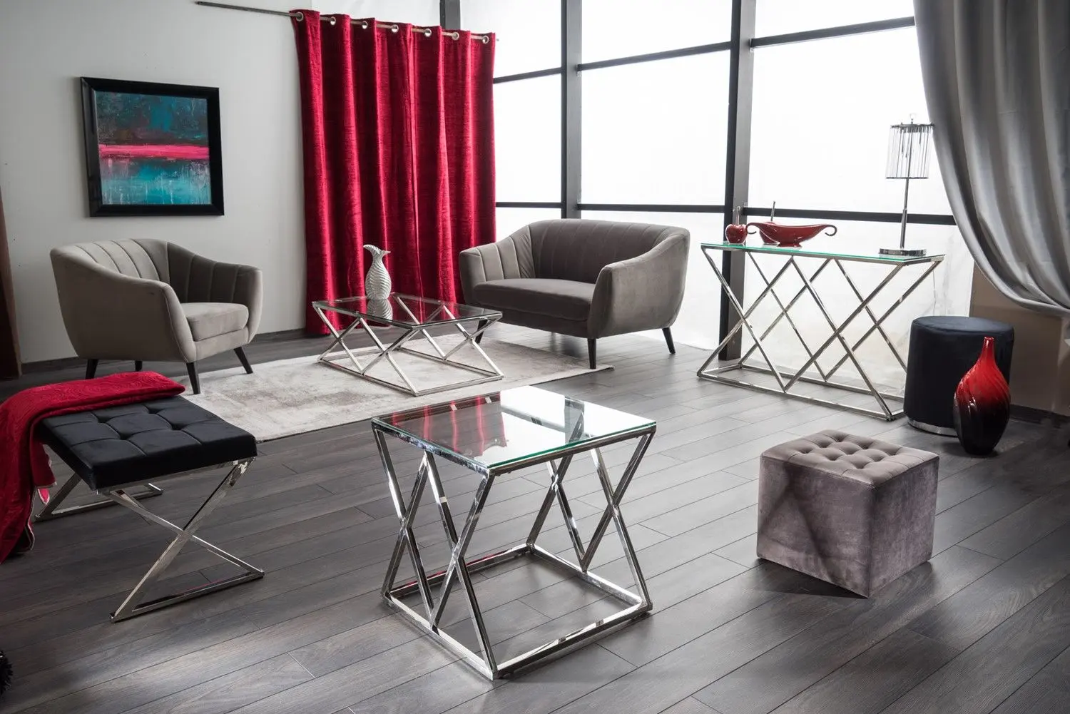 Fotoliu Signal Elite 1 Velvet (Gray/Wenge)