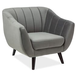 Fotoliu Signal Elite 1 Velvet (Gray/Wenge)