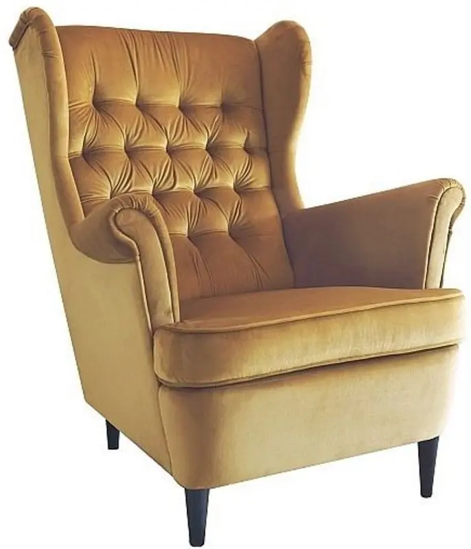 Fotoliu Signal Harry Velvet (Curry/Wenge)