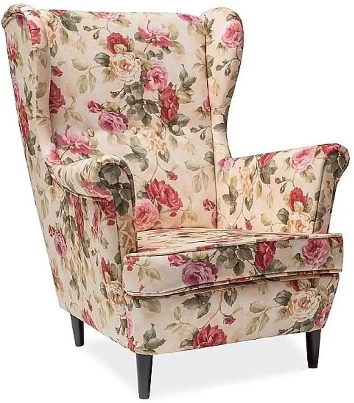 Fotoliu Signal Lord (Coral Beige/Wenge)