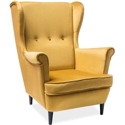 Fotoliu Signal Lord Velvet (Curry/Wenge)