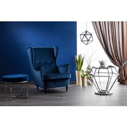 Fotoliu Signal Lord Velvet (Navy Blue/Wenge) Thumb