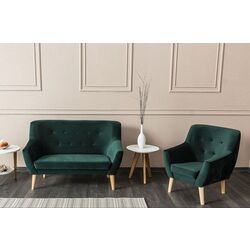 Fotoliu Signal Nordic 1 Velvet (Green/Beech) Thumb