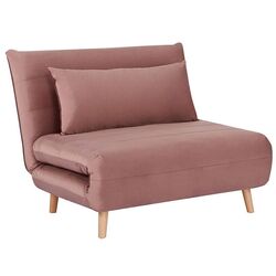 Fotoliu Signal Spike Velvet (Antique Rose/Beech)