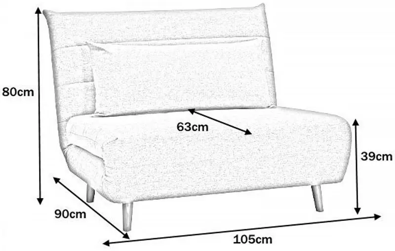 Fotoliu Signal Spike Velvet (Gray/Beech)