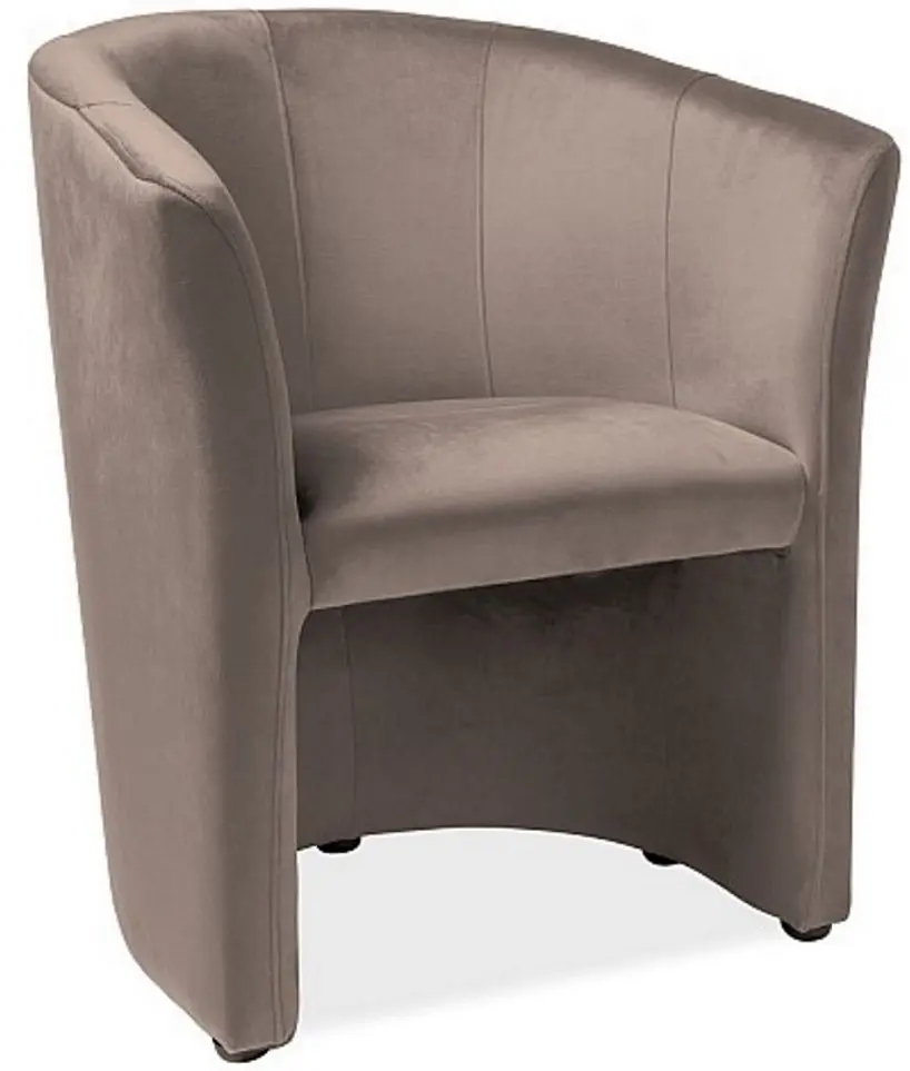 Fotoliu Signal TM-1 Velvet (Beige/Wenge)