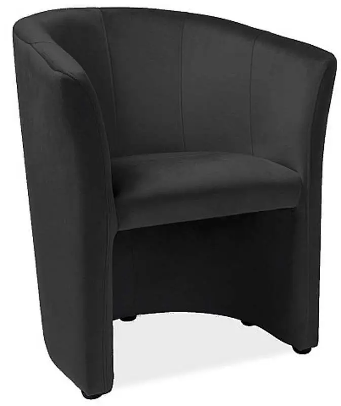 Fotoliu Signal TM-1 Velvet (Black/Wenge)