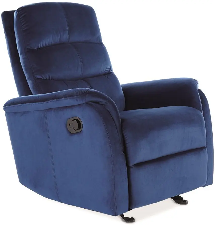 Fotoliu-recliner Signal Jowisz Velvet (Navy Blue)