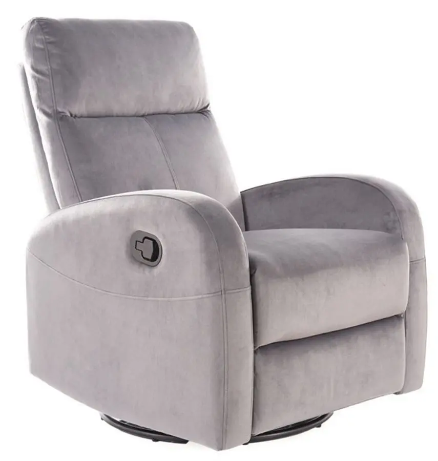 Fotoliu-recliner Signal Olimp Velvet (Gray)