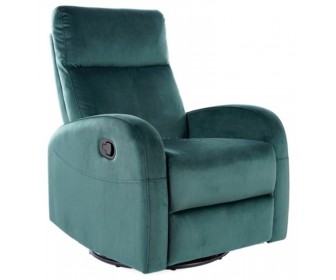 Fotoliu-recliner Signal Olimp Velvet (Green)