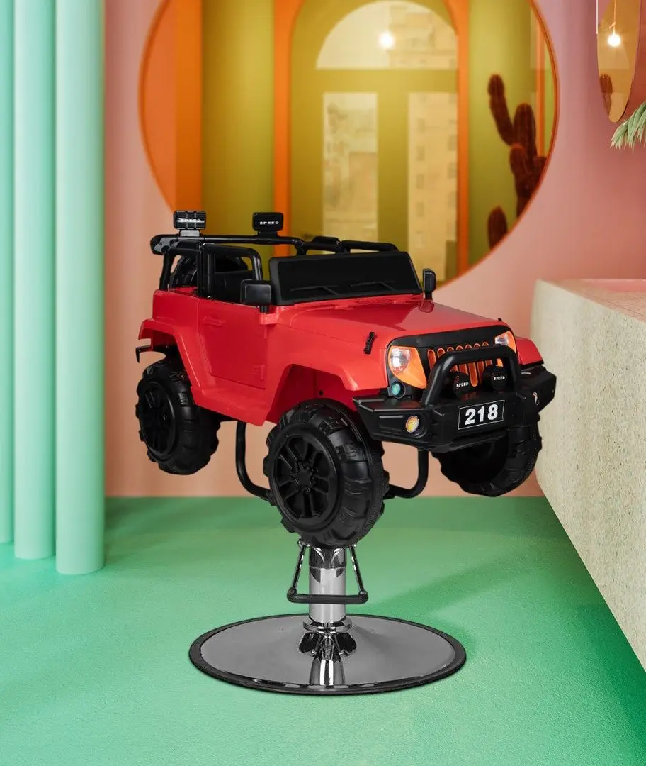 Scaun de frizerie pentru copii Gabbiano 132131 (Red/Black)