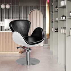 Fotoliu de coafor Gabbiano 111446 (Black/White)