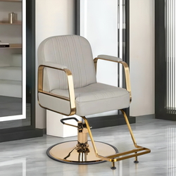 Fotoliu de coafor Gabbiano Acri (Beige/Gold)