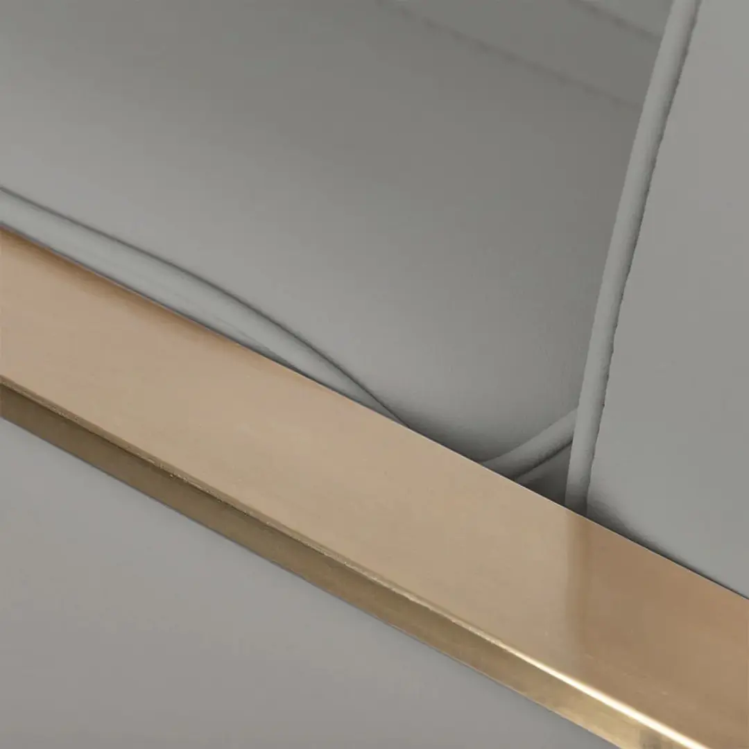 Fotoliu de coafor Gabbiano Acri (Beige/Gold)