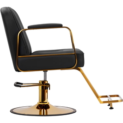 Fotoliu de coafor Gabbiano Acri (Black/Gold) Thumb