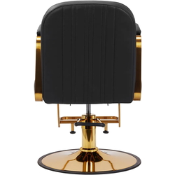 Fotoliu de coafor Gabbiano Acri (Black/Gold) Thumb