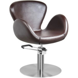 Fotoliu de coafor Gabbiano Amsterdam 109221 (Brown/Silver) Thumb