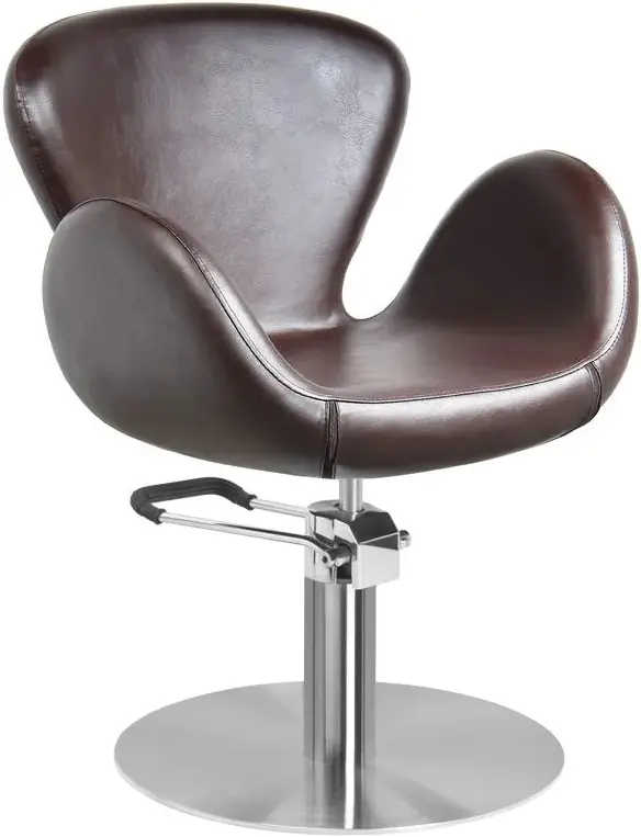 Fotoliu de coafor Gabbiano Amsterdam 109221 (Brown/Silver)