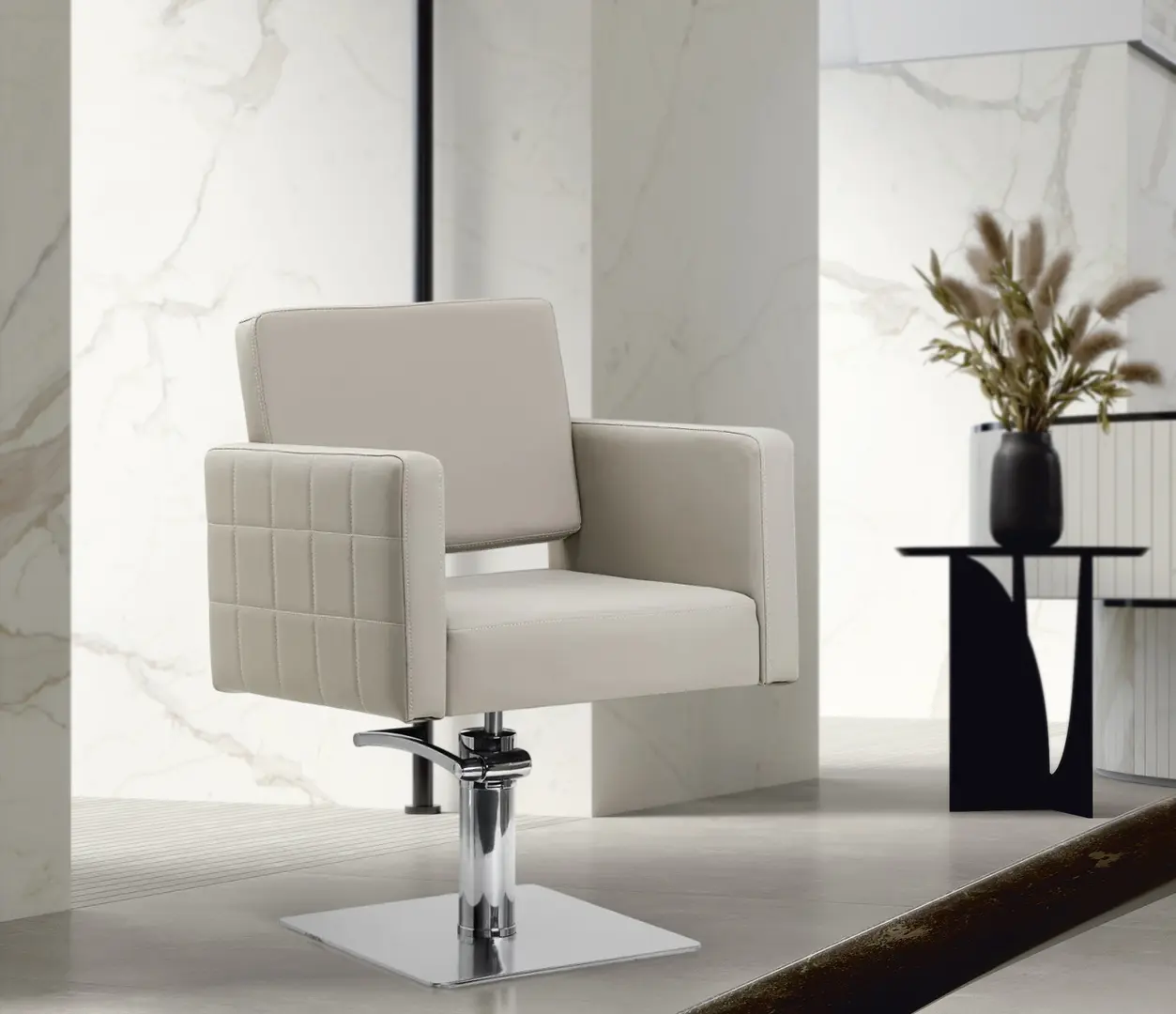 Fotoliu de coafor Gabbiano Ankara 114960 (Light Grey)