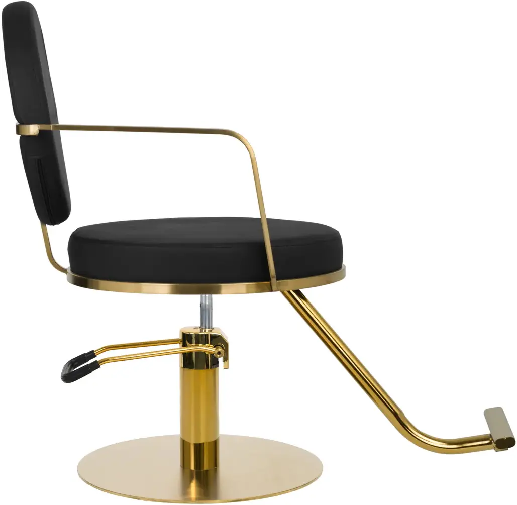 Кресло парикмахерское Gabbiano Arras (Black/Gold)