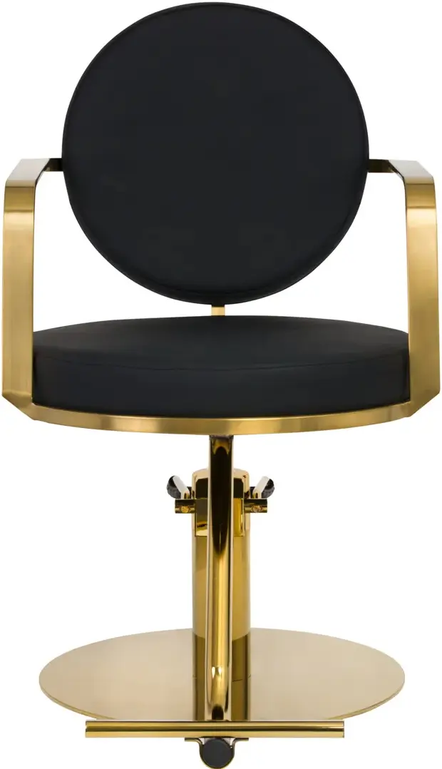 Кресло парикмахерское Gabbiano Arras (Black/Gold)