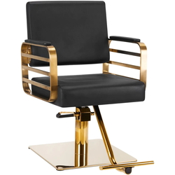 Fotoliu de coafor Gabbiano Avila (Black/Gold) Thumb