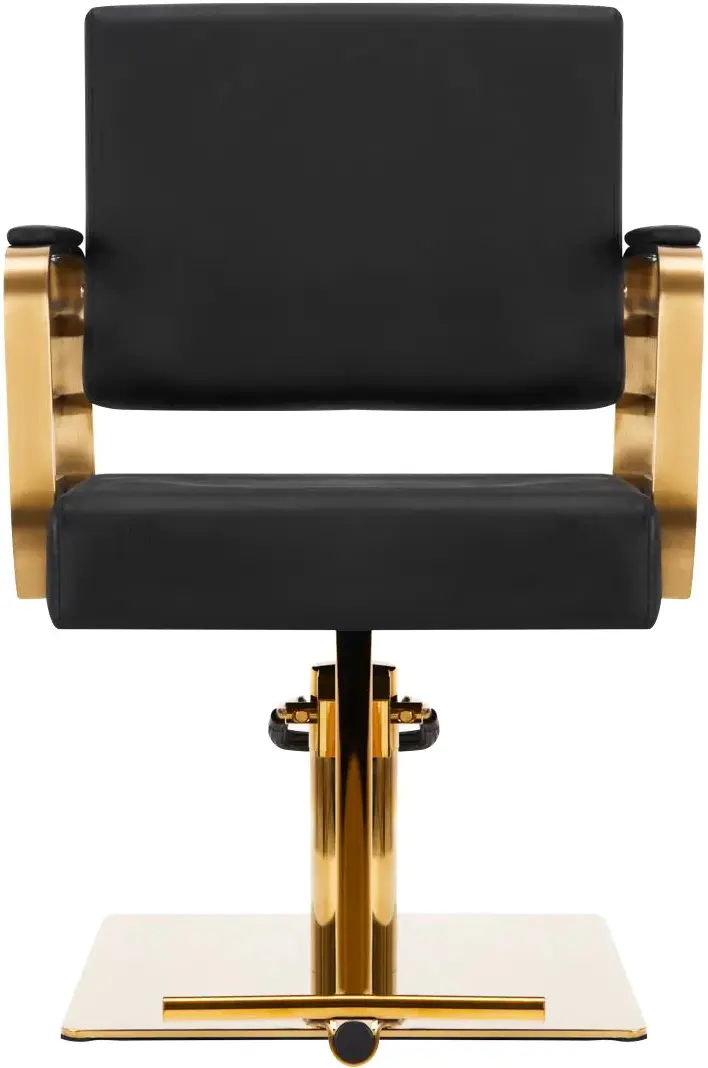 Fotoliu de coafor Gabbiano Avila (Black/Gold)