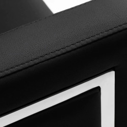 Fotoliu de coafor Gabbiano Bergamo 143961 (Black/Silver) Thumb