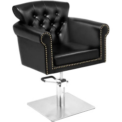 Fotoliu de coafor Gabbiano Berlin 111422 (Black/Silver) Thumb