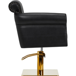 Fotoliu de coafor Gabbiano Berlin (Black/Gold) Thumb