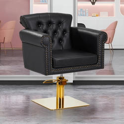 Fotoliu de coafor Gabbiano Berlin (Black/Gold)