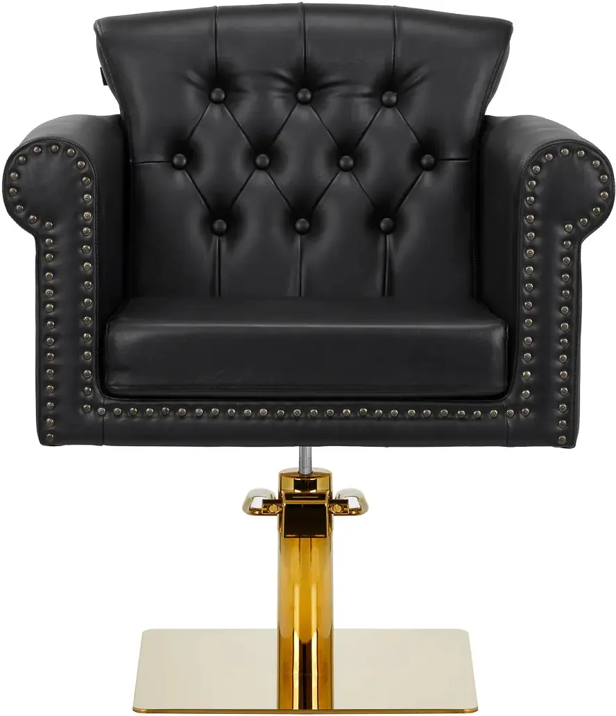 Fotoliu de coafor Gabbiano Berlin (Black/Gold)