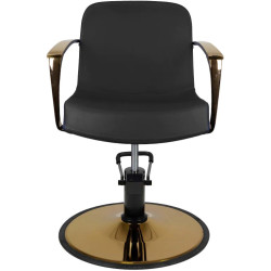 Fotoliu de coafor Gabbiano Bolonia 132661 (Black/Gold) Thumb