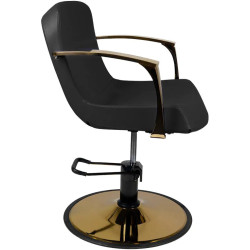 Fotoliu de coafor Gabbiano Bolonia 132661 (Black/Gold) Thumb