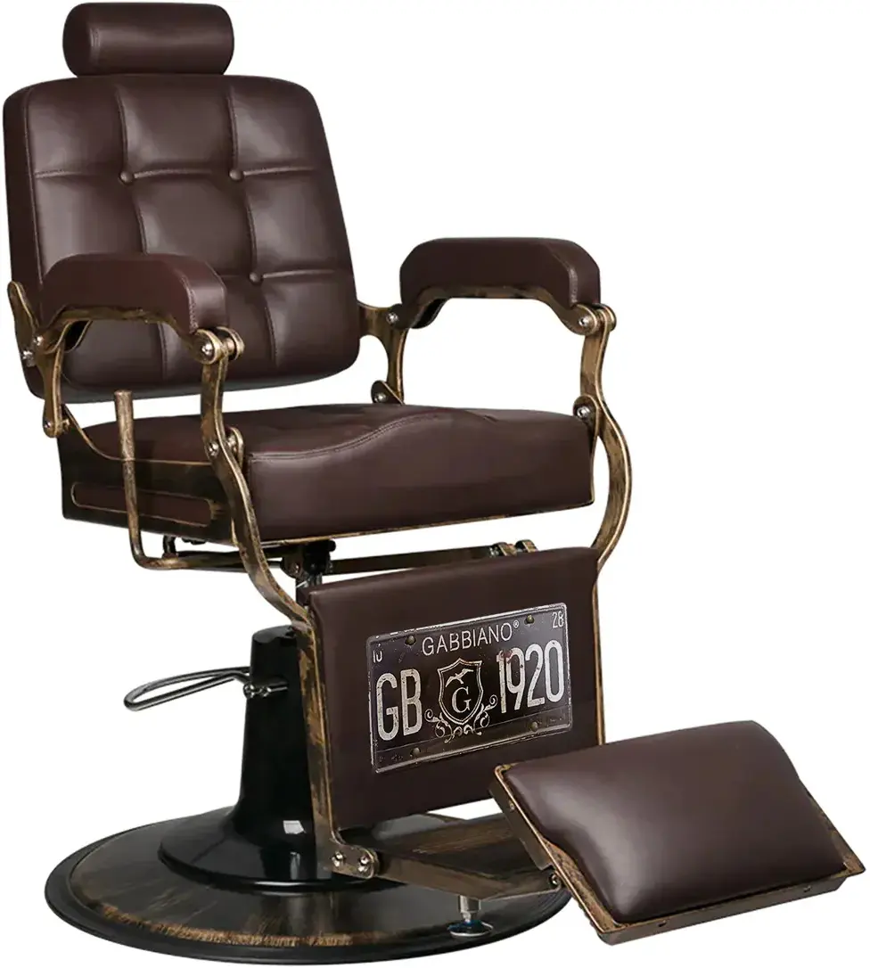 Fotoliu de coafor Gabbiano Boss (Brown)