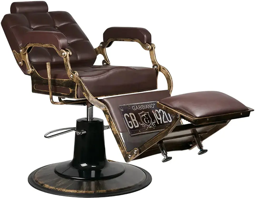 Fotoliu de coafor Gabbiano Boss (Brown)