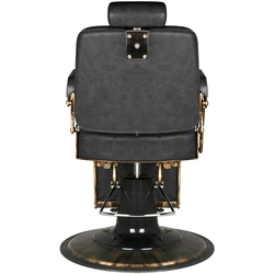 Fotoliu de coafor Gabbiano Boss HD Old Leather (Black) Thumb