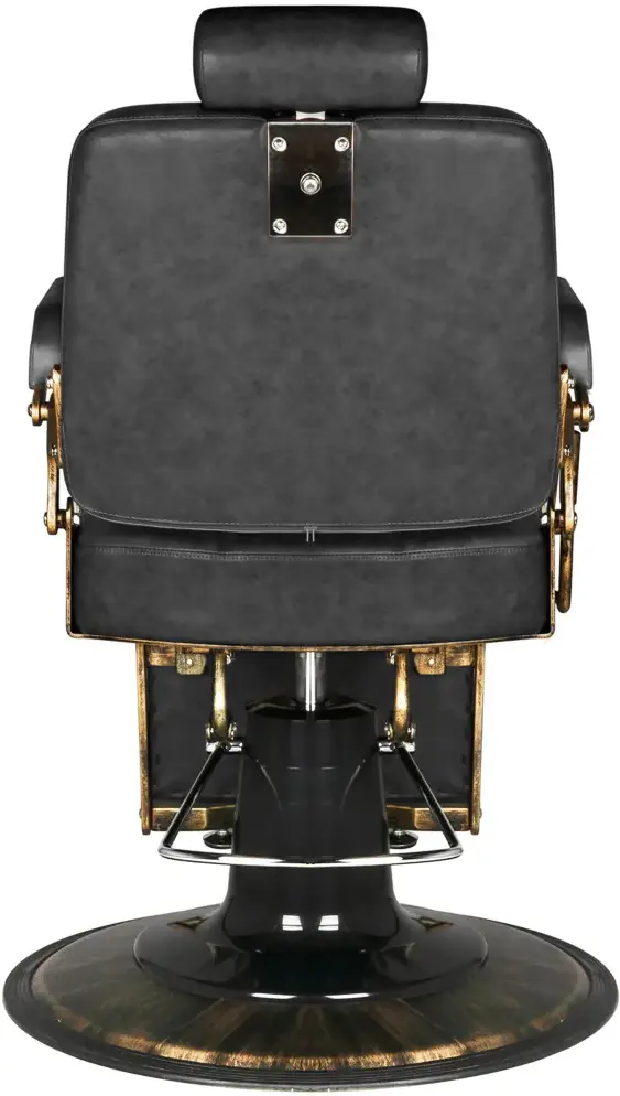 Fotoliu de coafor Gabbiano Boss HD Old Leather (Black)