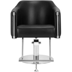 Fotoliu de coafor Gabbiano Burgos 146706 (Black/Silver) Thumb