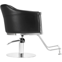 Fotoliu de coafor Gabbiano Burgos 146706 (Black/Silver) Thumb