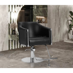 Fotoliu de coafor Gabbiano Burgos 146706 (Black/Silver)