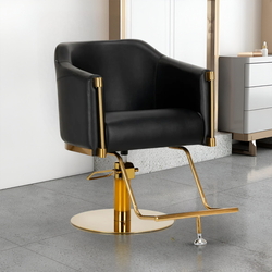 Fotoliu de coafor Gabbiano Burgos (Black/Gold)