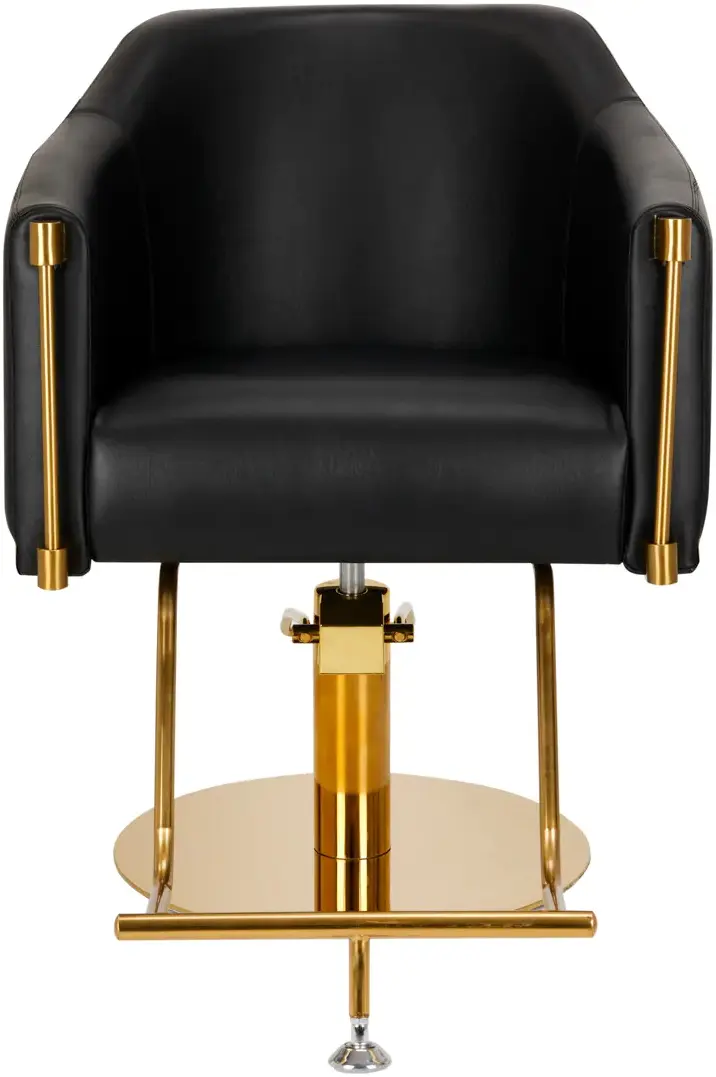 Fotoliu de coafor Gabbiano Burgos (Black/Gold)