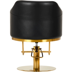 Fotoliu de coafor Gabbiano Burgos (Black/Gold) Thumb