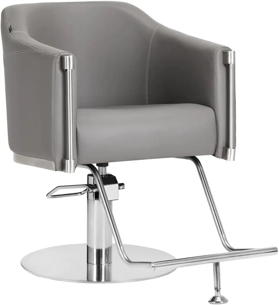 Кресло парикмахерское Gabbiano Burgos (Grey)