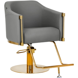 Кресло парикмахерское Gabbiano Burgos (Grey/Gold) Thumb