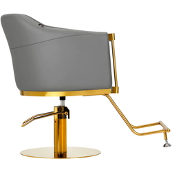 Кресло парикмахерское Gabbiano Burgos (Grey/Gold) Thumb